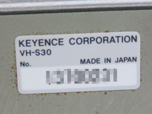 キーセンス KEYENCE デジタルマイクロスコープ シリアルナンバー