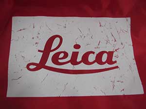 ライカ(LEICA)顕微鏡 ロゴ 傷
